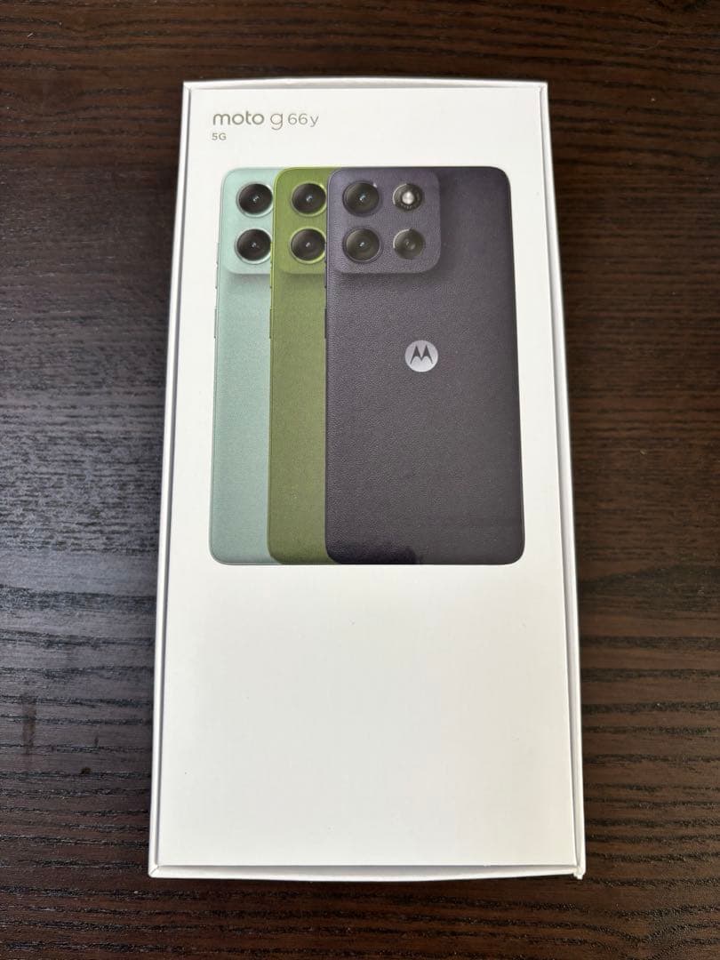 MOTOLORA moto g66y 5G スマートフォン　ブラックオイスター