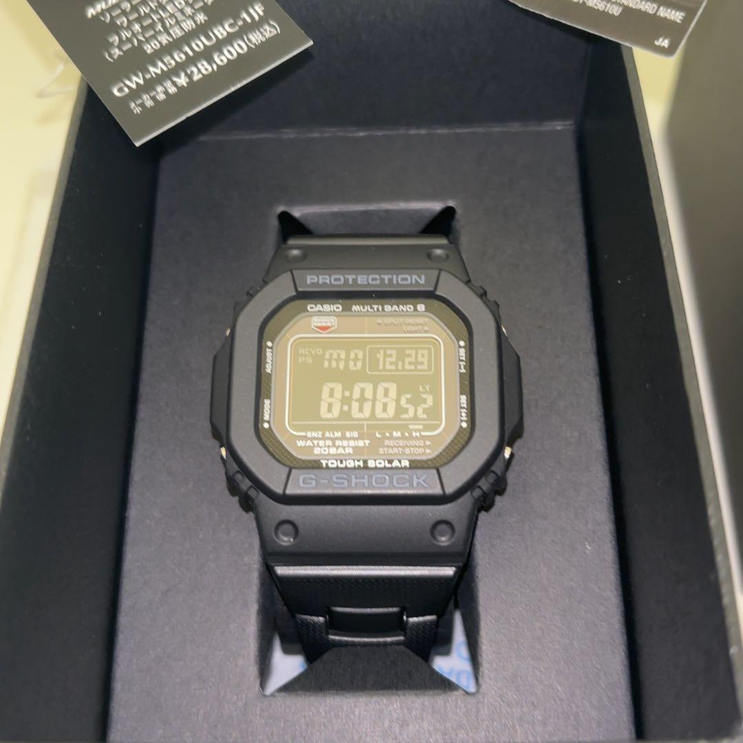 【新品同様】G-SHOCK GW-M5610UBC-1JF 購入証明書付き