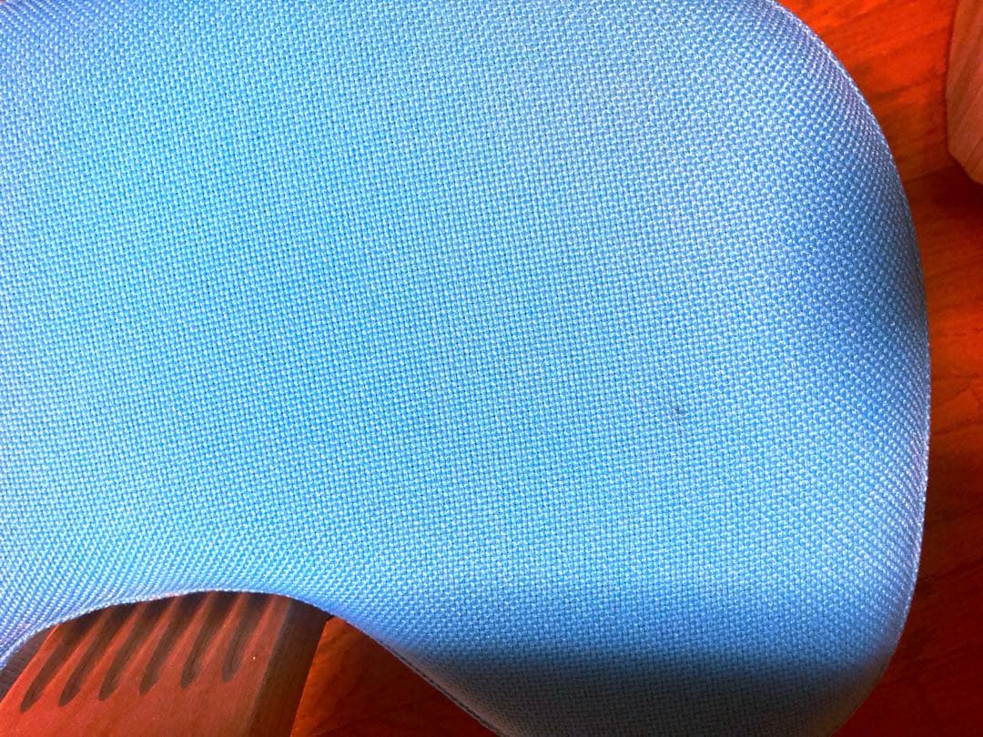 サカモトハウス　バランスチェアイージー　美品　ライトブルー　水色　純正カバー付き