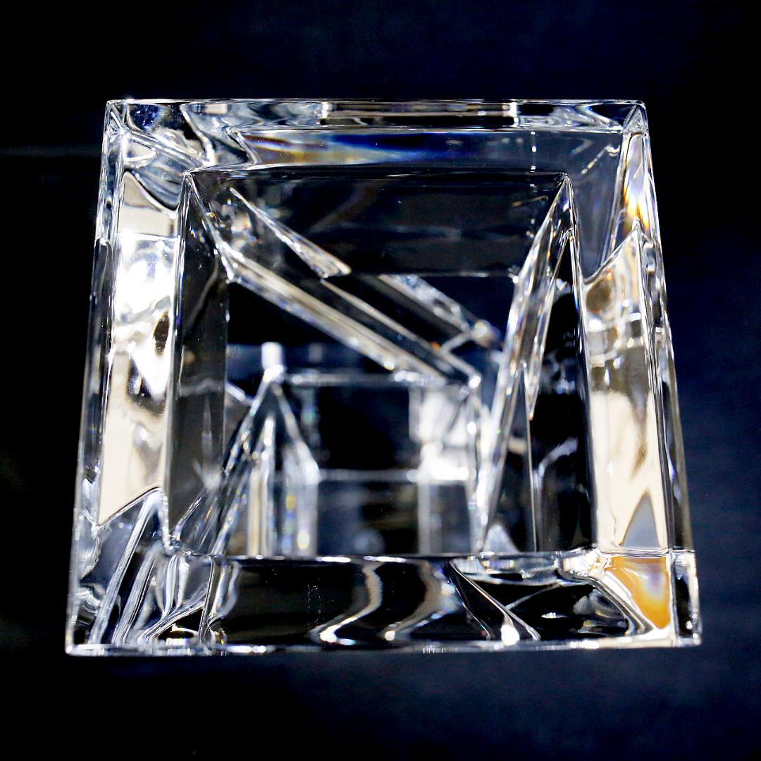 【極美品 送料込み】バカラ アーキテクチャー クリスタル フラワーベース 花瓶