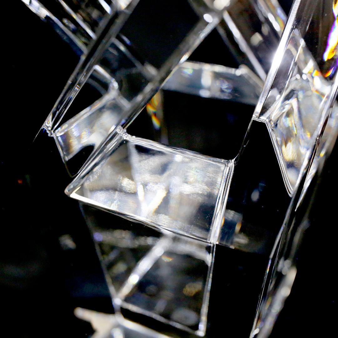 【極美品 送料込み】バカラ アーキテクチャー クリスタル フラワーベース 花瓶