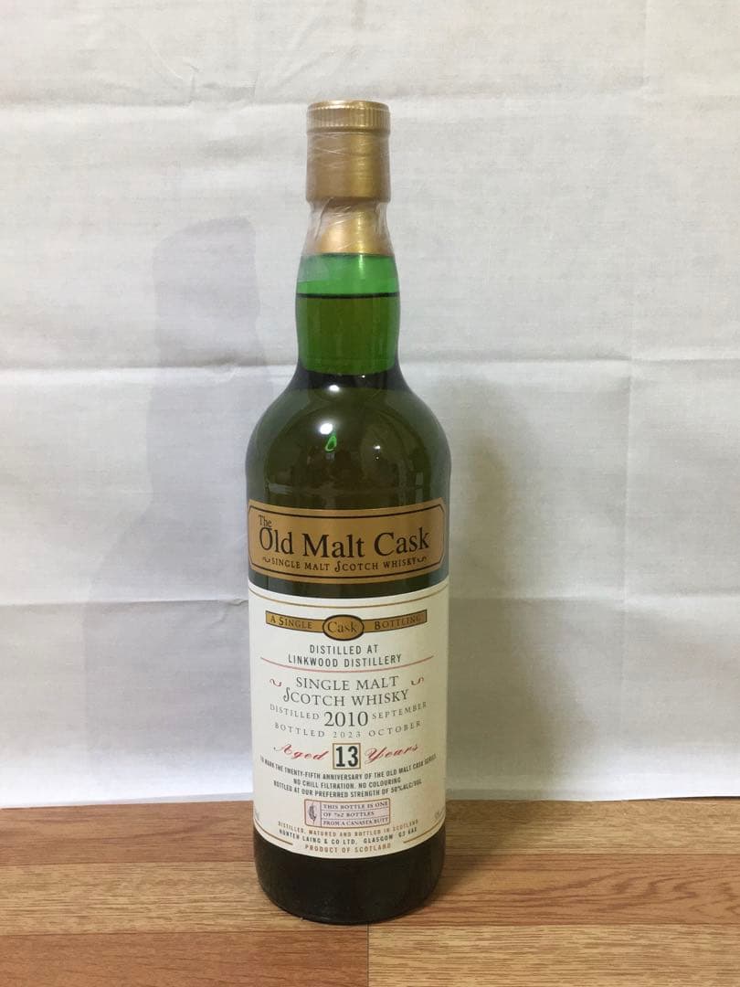 OMC リンクウッド13年2010 シェリーカスク 25周年記念復刻ボトル
