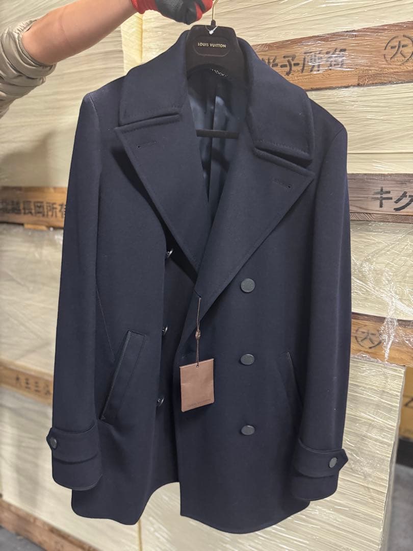 ②Louis Vuitton ネイビー ピーコート(新品未着用)48サイズ
