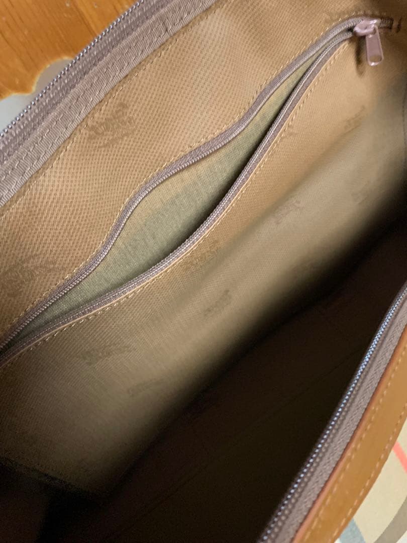 90s バーバリー ボストンバッグ ノバチェック シャドーホース大容量