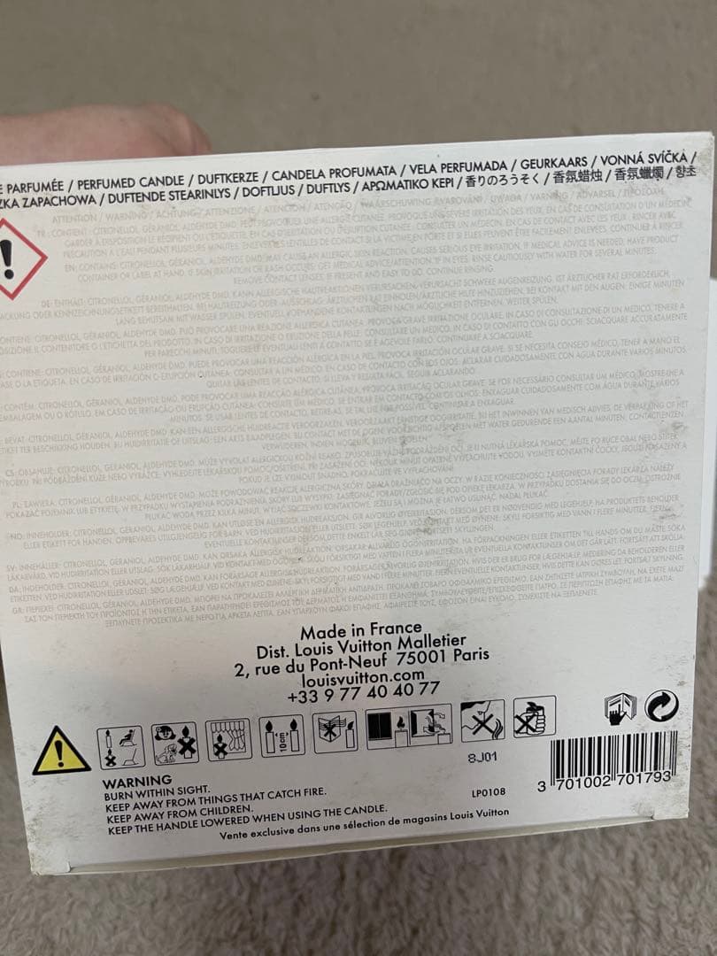 LOUIS VUITTON、ルイヴィトン、ヴィトン、キャンドル