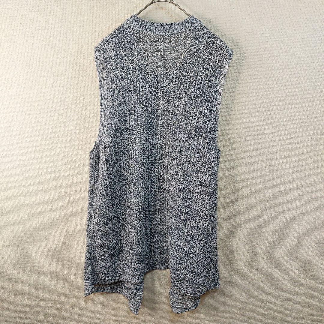 レリアン ホワイトレーベル トッパーズベスト　コットン１００　グレー　１１