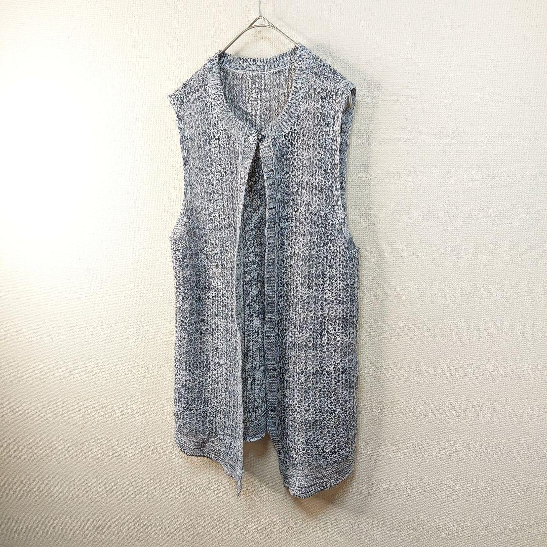 レリアン ホワイトレーベル トッパーズベスト　コットン１００　グレー　１１