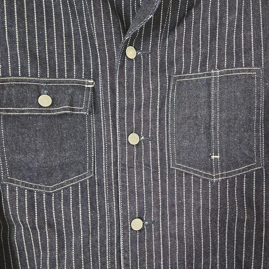 児島ジーンズ ウォバッシュ カバーオールジャケット 美品