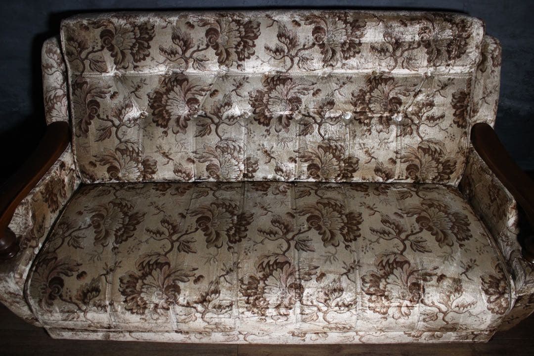 首都圏送無料〜カリモク　ヴィンテージ　3人掛け＋1人掛け×2 全クリーニング済み