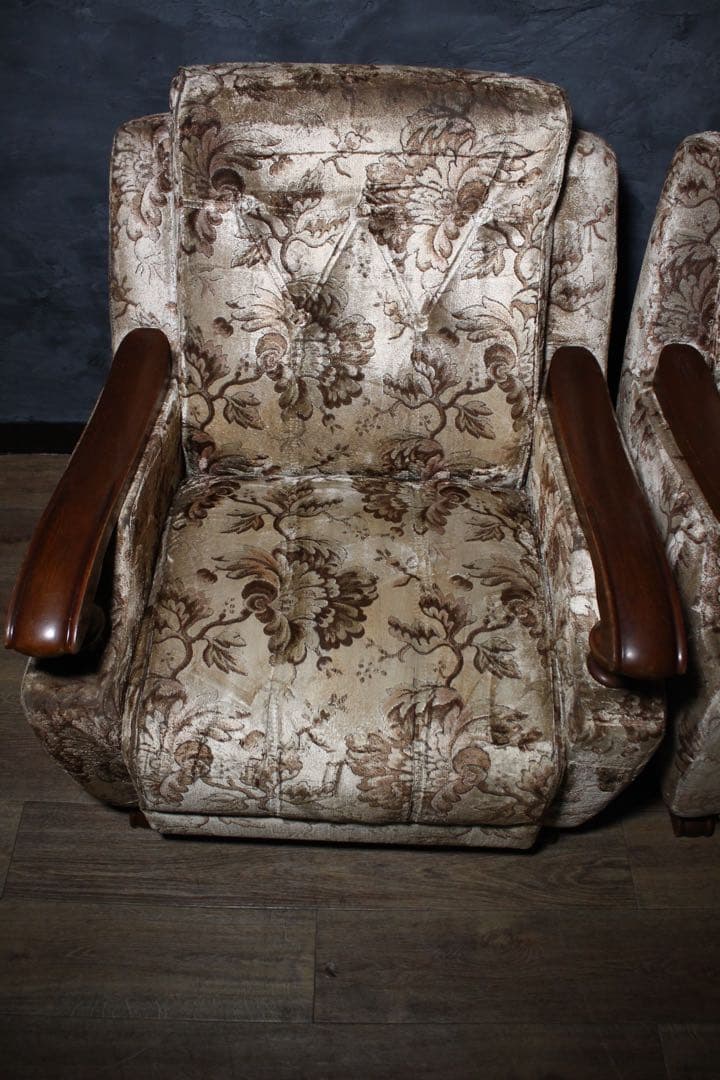 首都圏送無料〜カリモク　ヴィンテージ　3人掛け＋1人掛け×2 全クリーニング済み