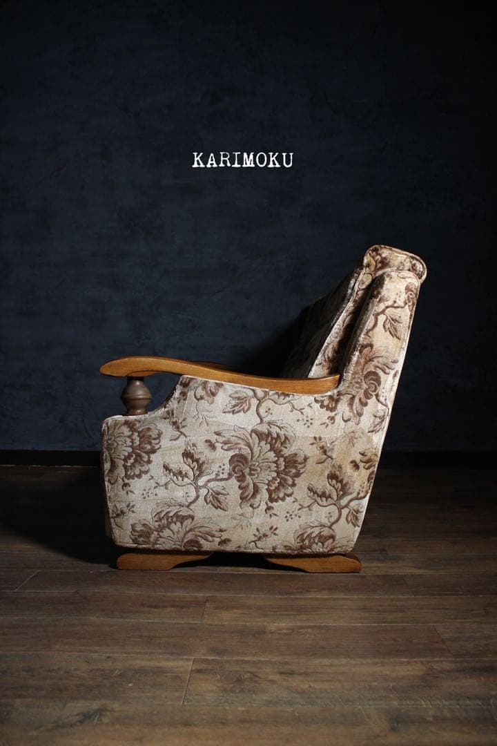 首都圏送無料〜カリモク　ヴィンテージ　3人掛け＋1人掛け×2 全クリーニング済み