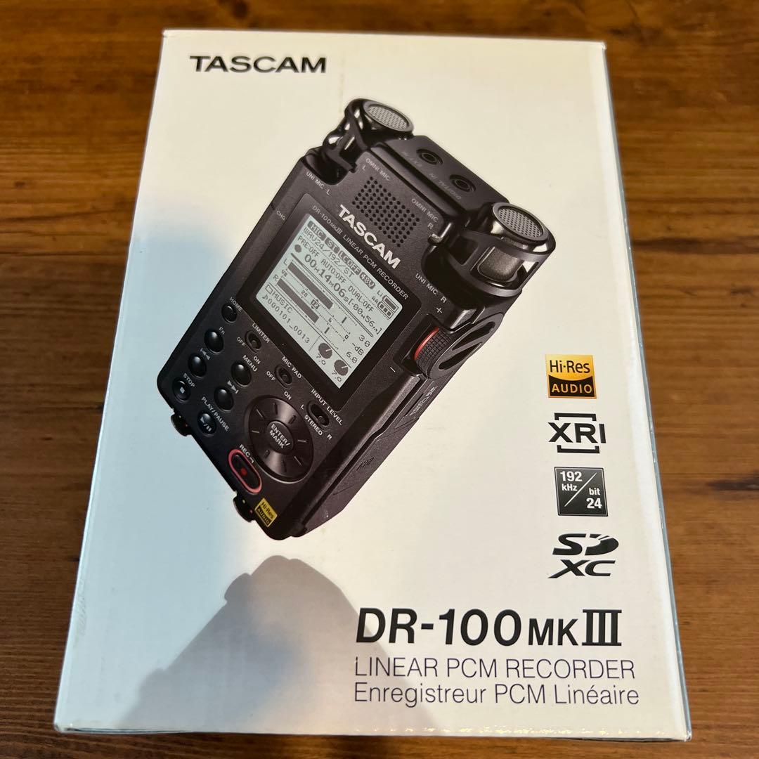TASCAM DR-100 mk III リニアPCMレコーダー