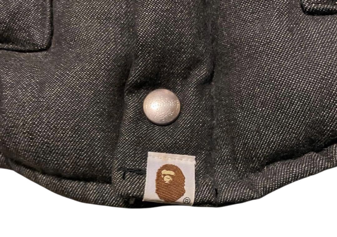 A Bathing Ape ダウンジャケット ブラック 黒