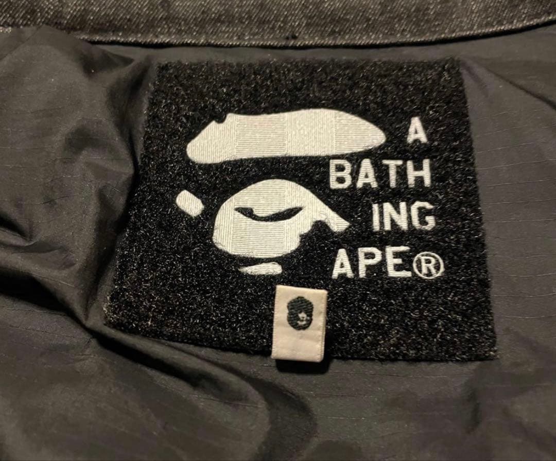 A Bathing Ape ダウンジャケット ブラック 黒