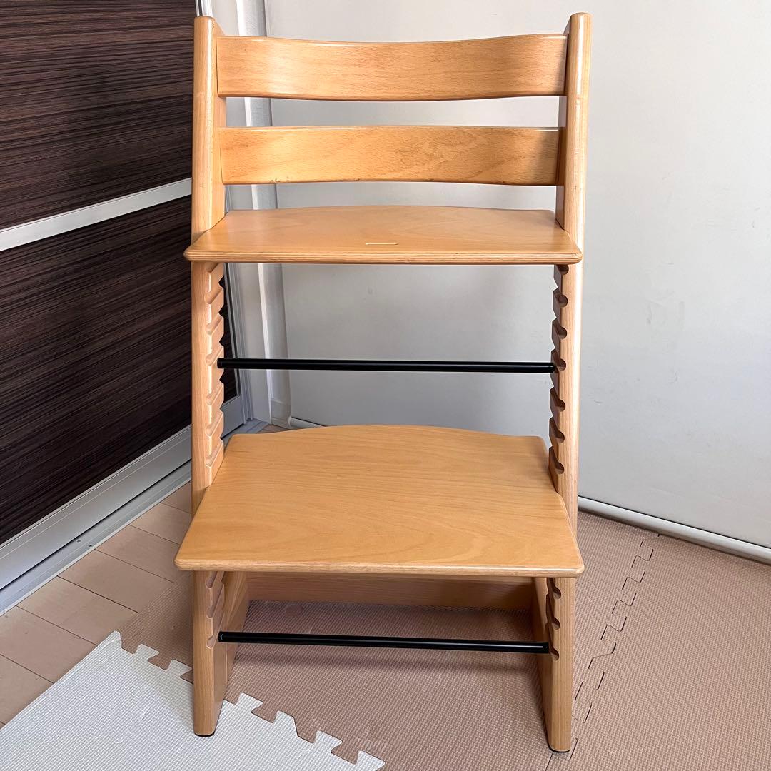 【新型】美品　シリアル4　ストッケ トリップトラップナチュラル