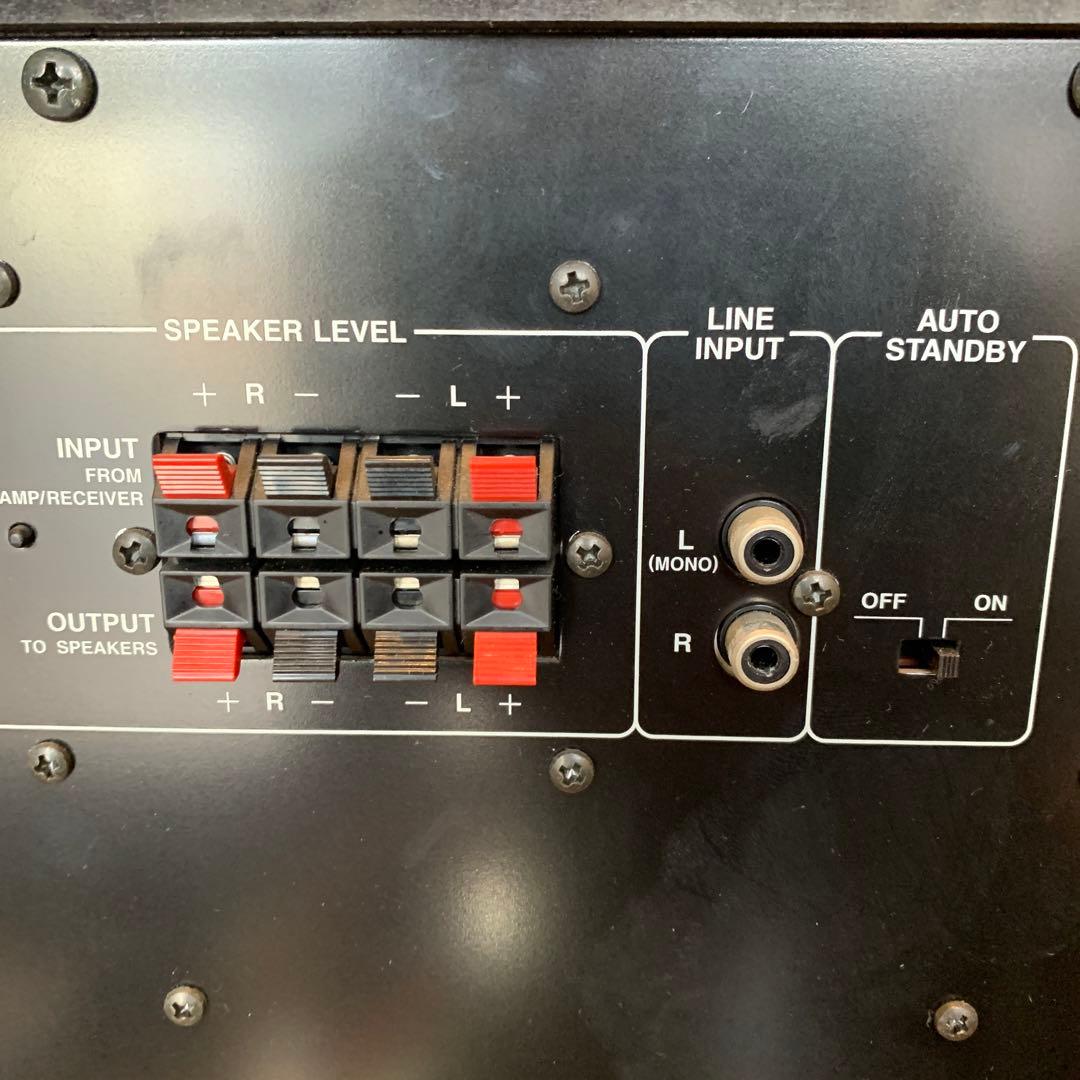 【銘機】ONKYO オンキョー SL-105 アンプ内蔵サブウーファー