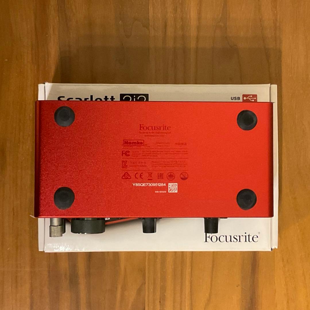 DTM・DAW Focusrite Scarlett 2i2 gen3