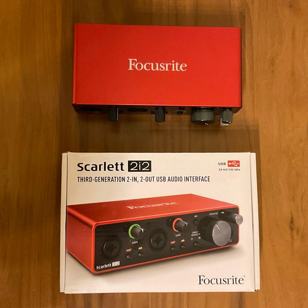 DTM・DAW Focusrite Scarlett 2i2 gen3