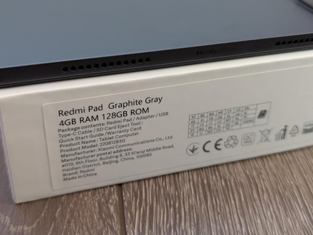 Xiaomi Redmi Pad 4GB+128GB グラファイトグレー