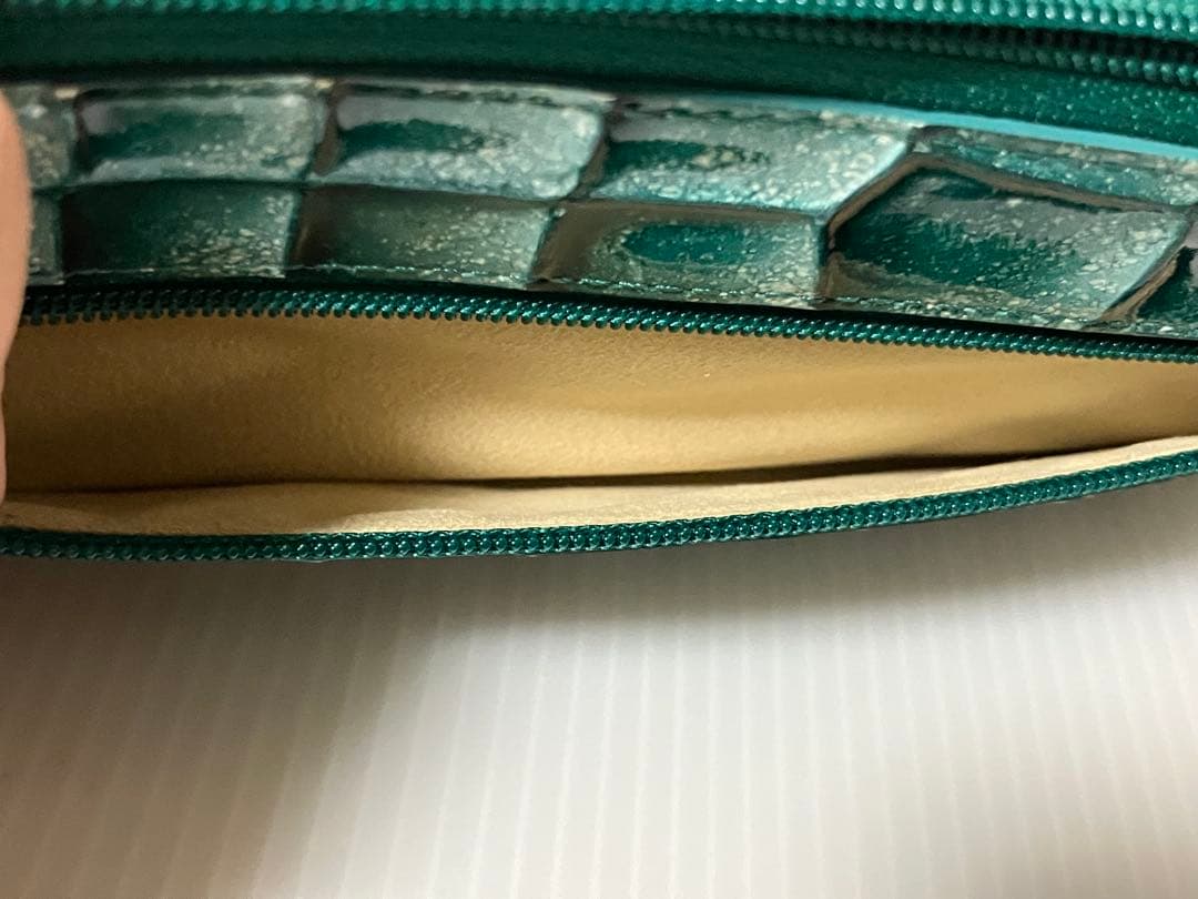【清掃済】アタオ　atao 財布　クラリティ　リモグリーン