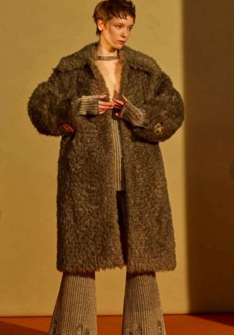 IRENE グレーファーコート