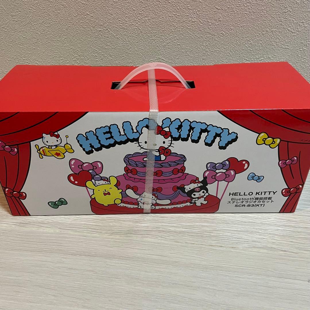 新品未開封　サンリオ　ハローキティ　Bluetooth機能搭載ステレオ　ラジカセ