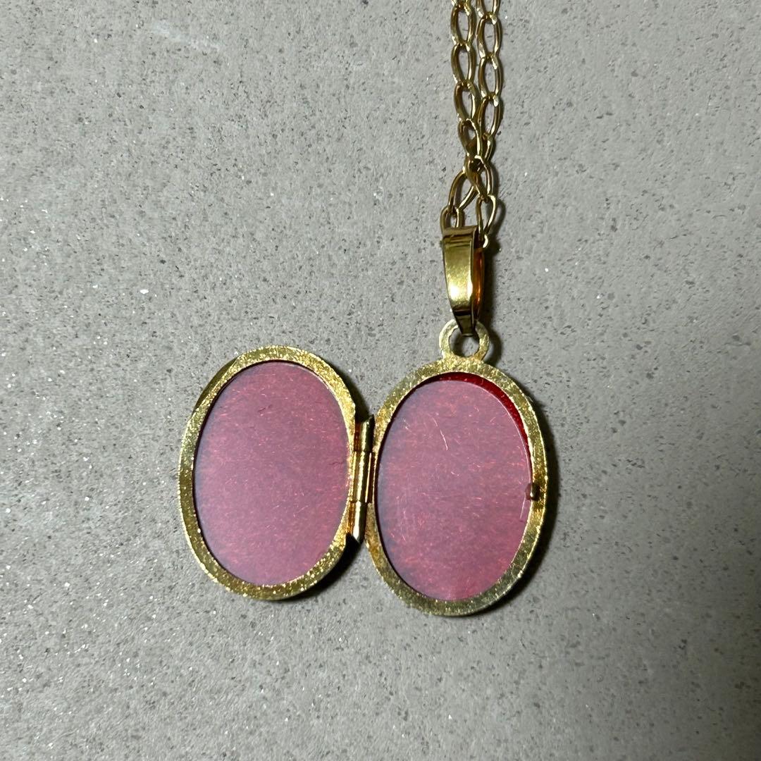 18k ヴィンテージ ロケット　ペンダントトップ　18金