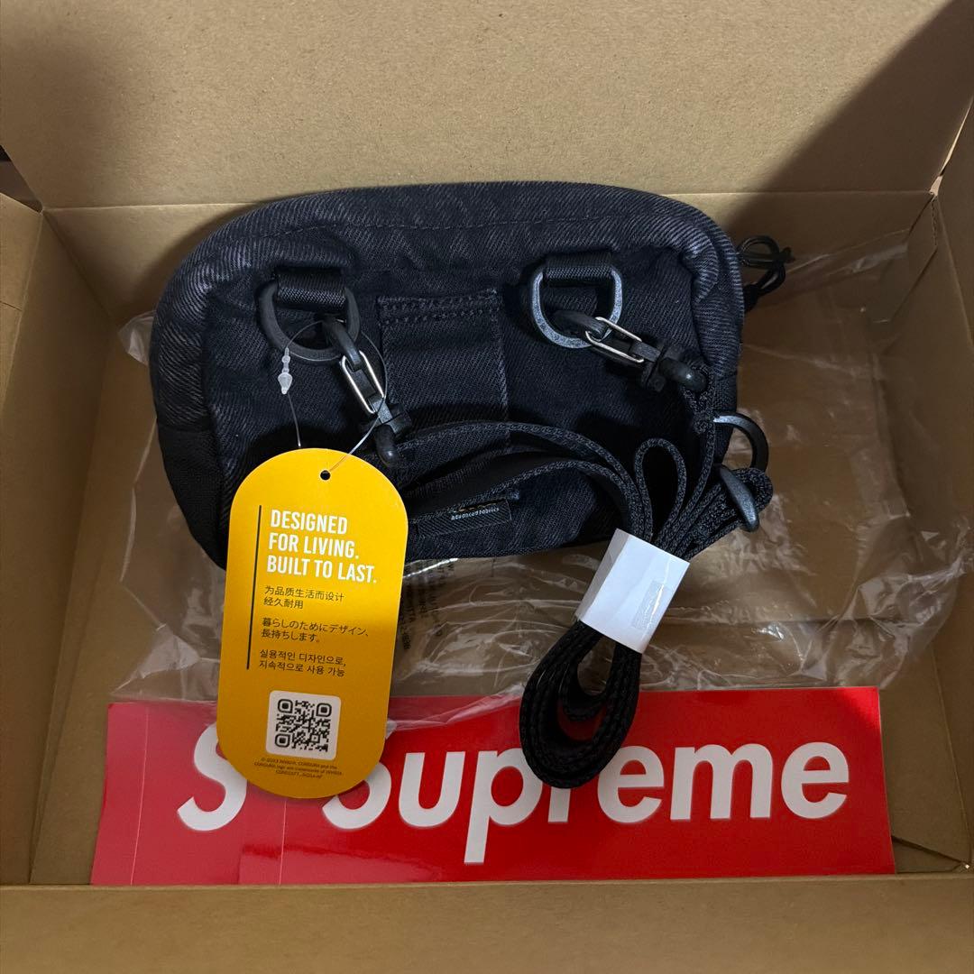 SUPREME ダークデニム ショルダーバッグ