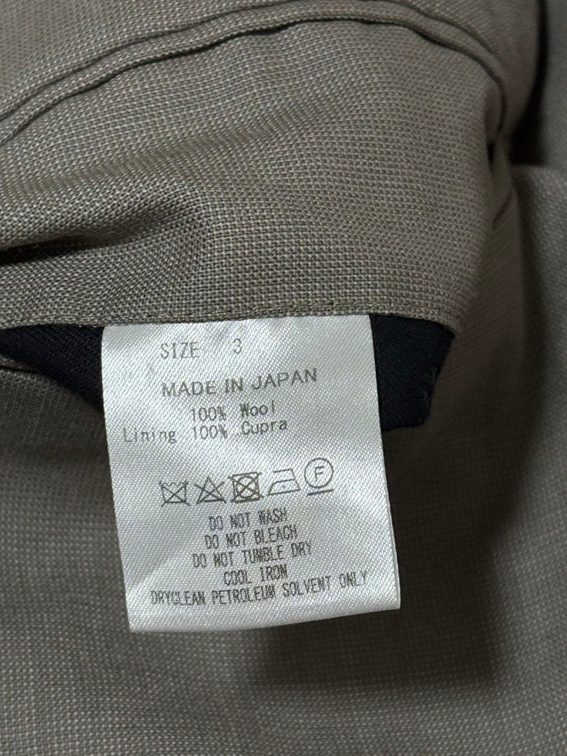 MARKAWARE オーガニックウールサバイバルクロス ペグトップ トラウザース