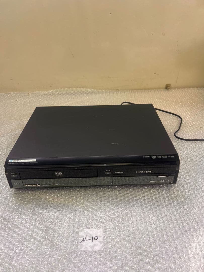 PANASONIC VHS DVDレコーダー DMR-XW41V 通電確認のみ