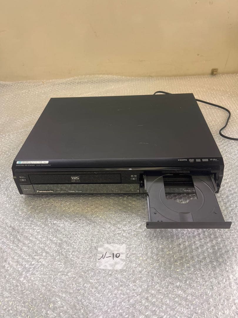 PANASONIC VHS DVDレコーダー DMR-XW41V 通電確認のみ