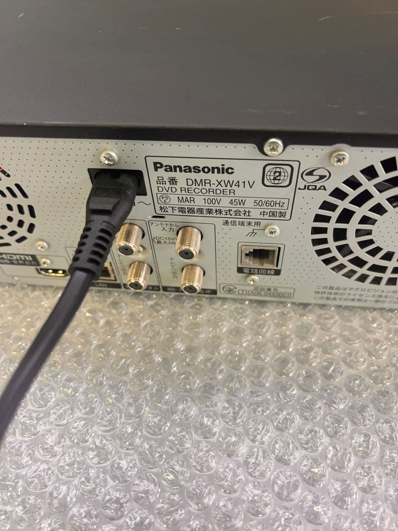 PANASONIC VHS DVDレコーダー DMR-XW41V 通電確認のみ