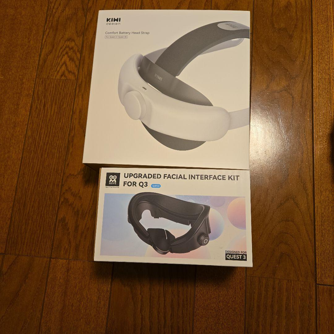 板*デ様 Quest 3 128gb + バッテリーヘッドストラップ セット
