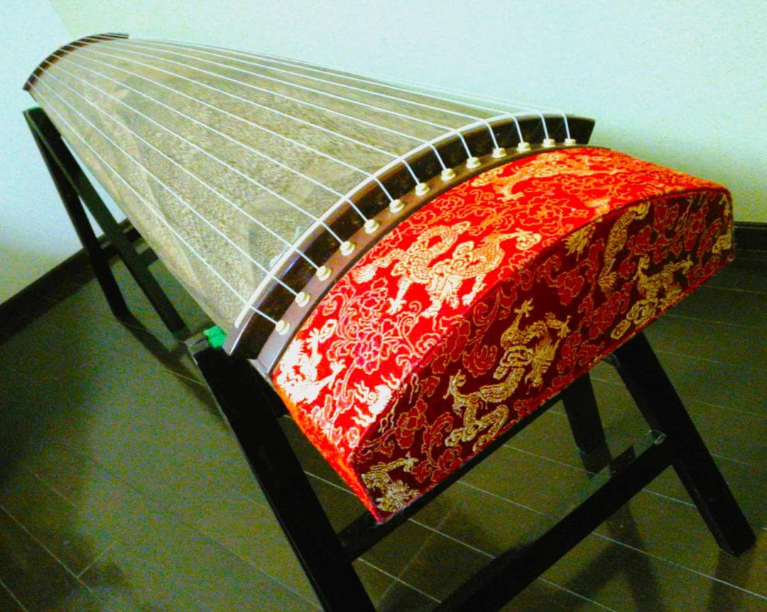 ✿13弦琴(着払いor直接引き取り)琴カバー＋立奏台＋琴柱＋琴爪＋チューナー付き