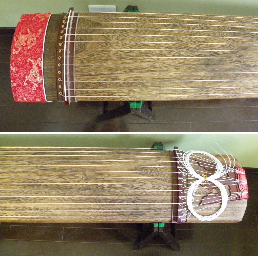 ✿13弦琴(着払いor直接引き取り)琴カバー＋立奏台＋琴柱＋琴爪＋チューナー付き