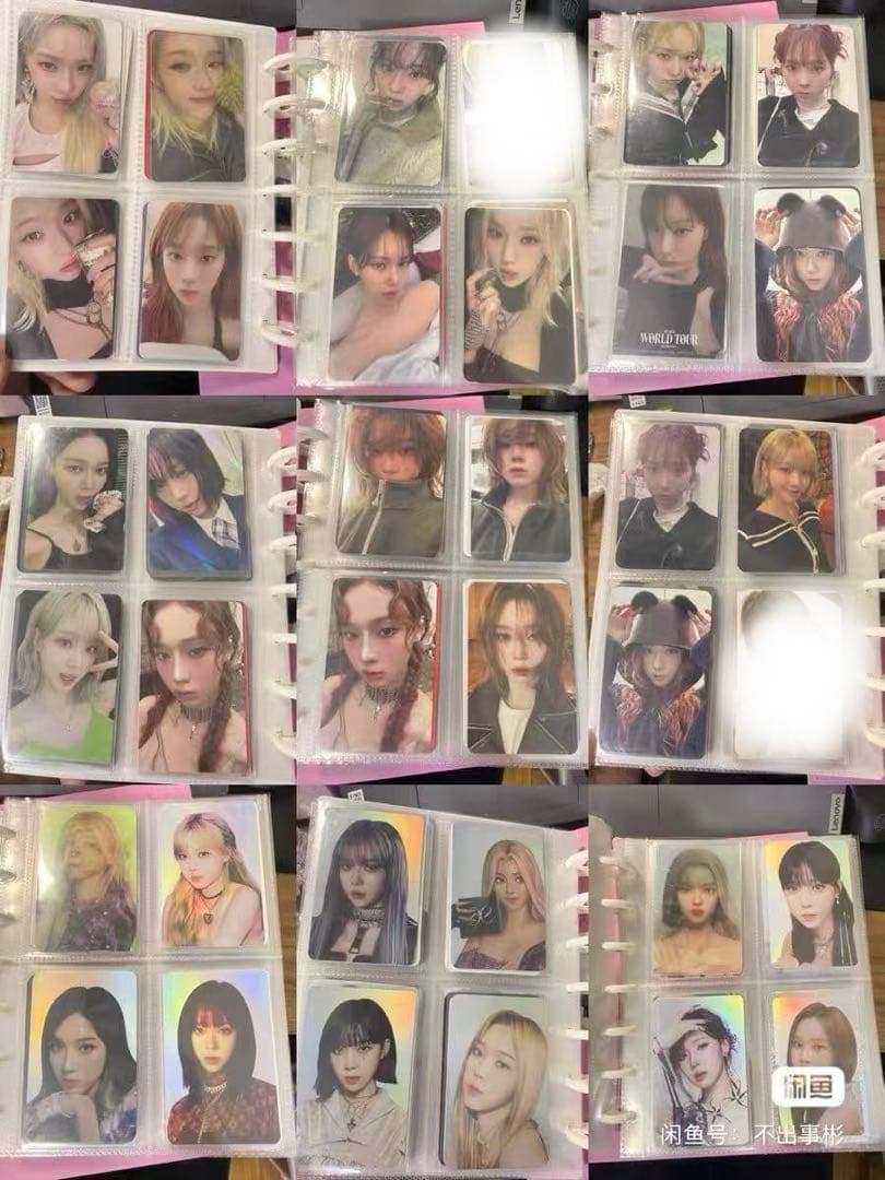 aespa ウィンター　トレカ　スローガン　うちわ　セット