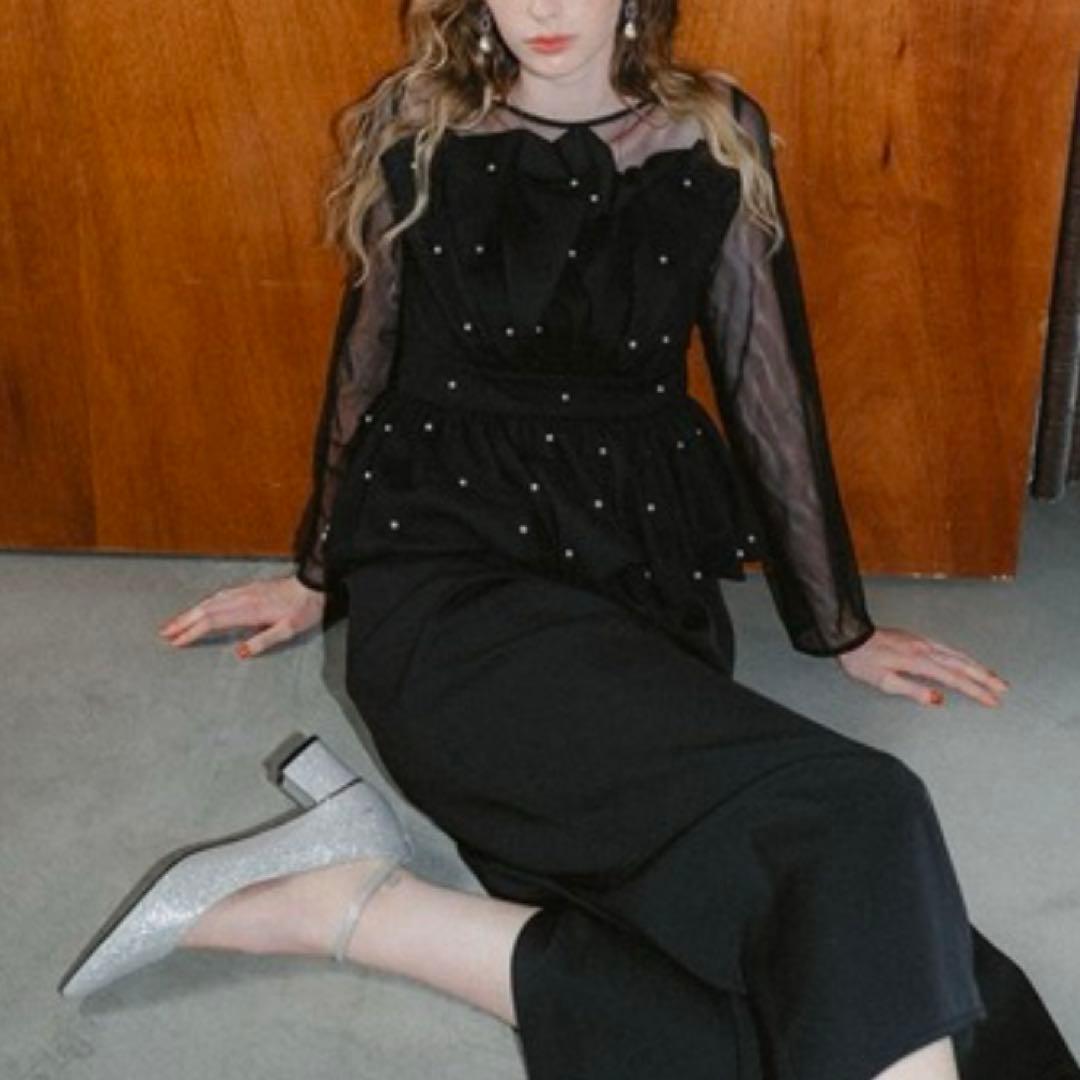 ひまわり　et.UNiVER Eclipse dress ペプラムドレス