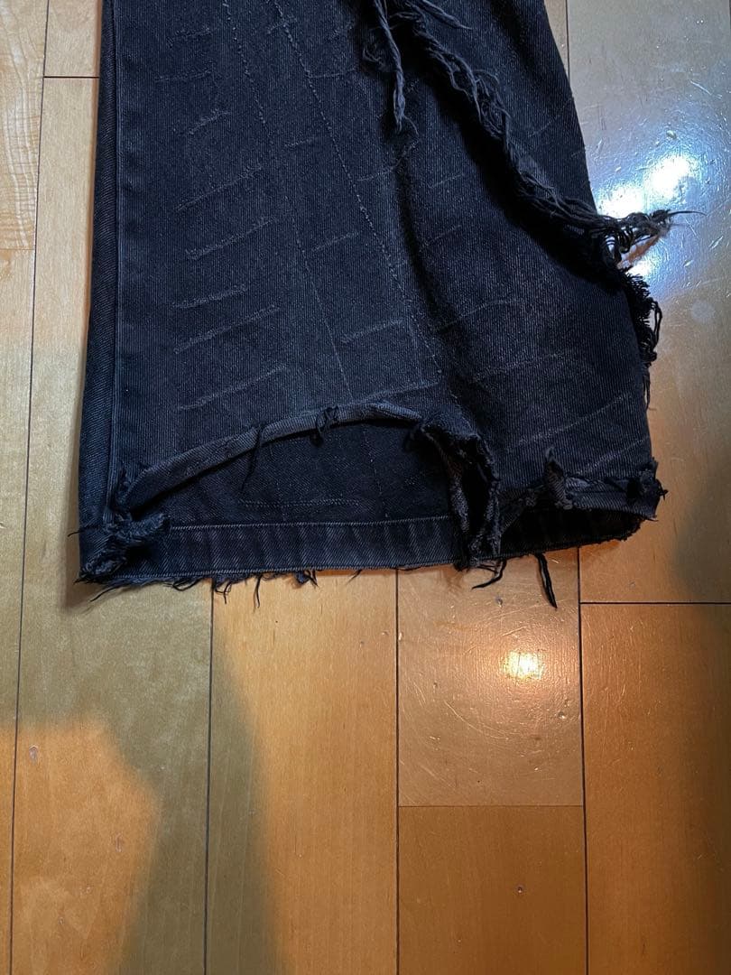 パンツ cyvist FLARE WEBDENIM BLACK size30