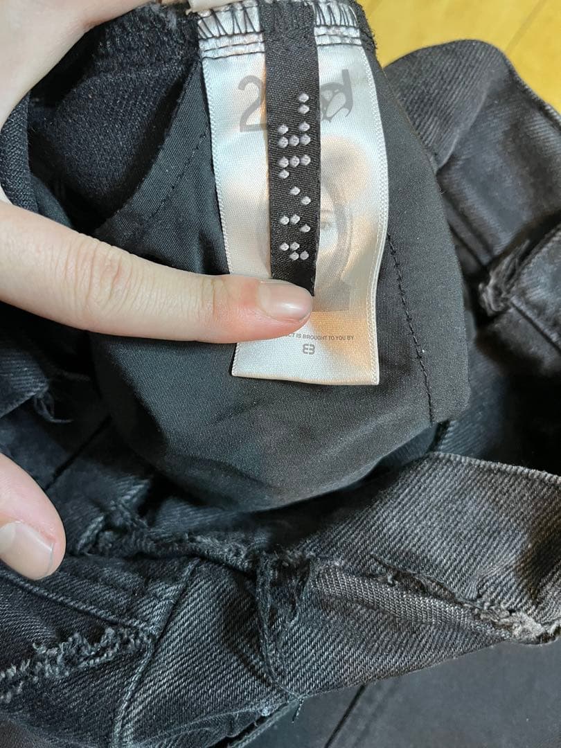 パンツ cyvist FLARE WEBDENIM BLACK size30