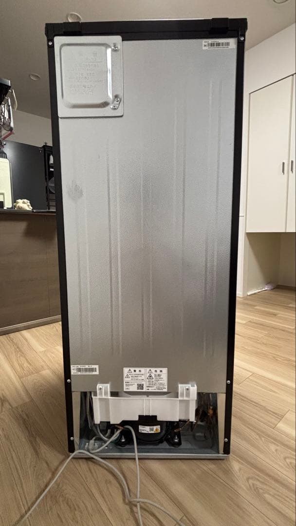 【美品】シャープ 冷蔵庫 152L黒(マットダークグレー)