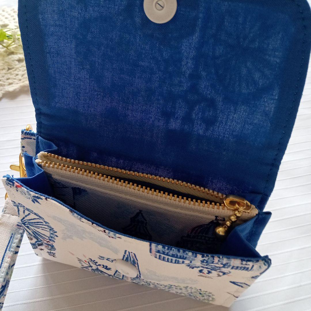 専用品　ボストントートバッグ•ミニ財布ストラップ付き　Ｌ字ファスナー財布