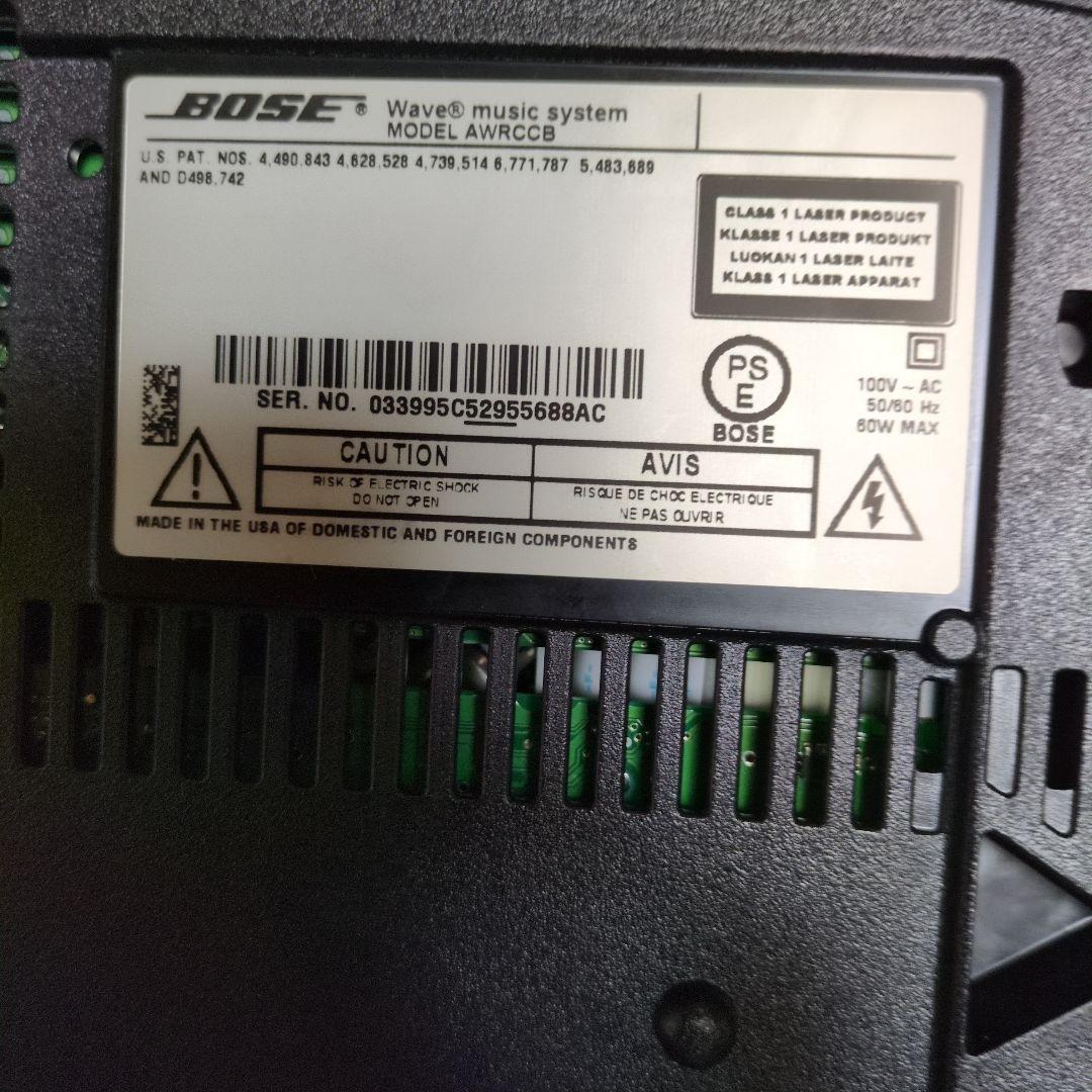 BOSE Wave Music System完動品純正リモコン純正コード取説元箱