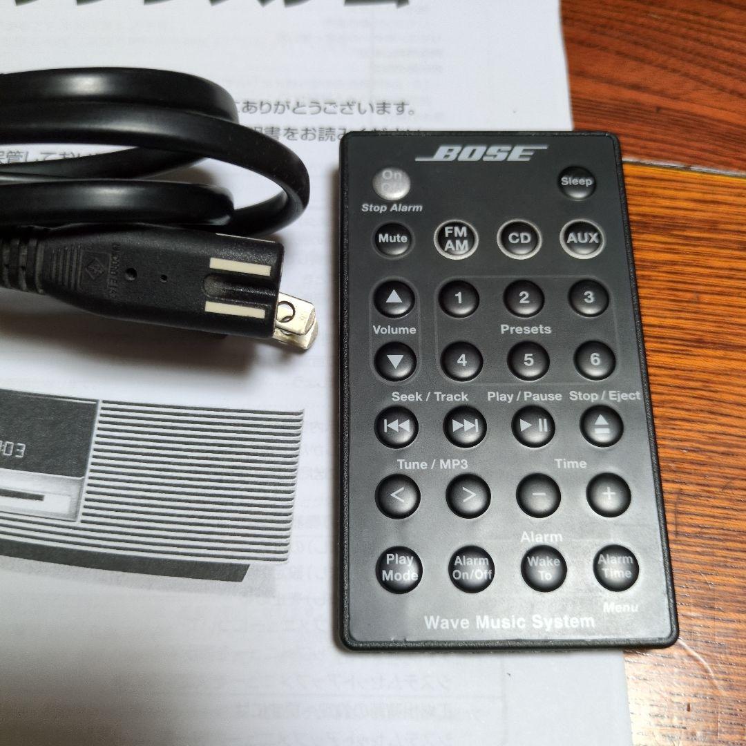BOSE Wave Music System完動品純正リモコン純正コード取説元箱