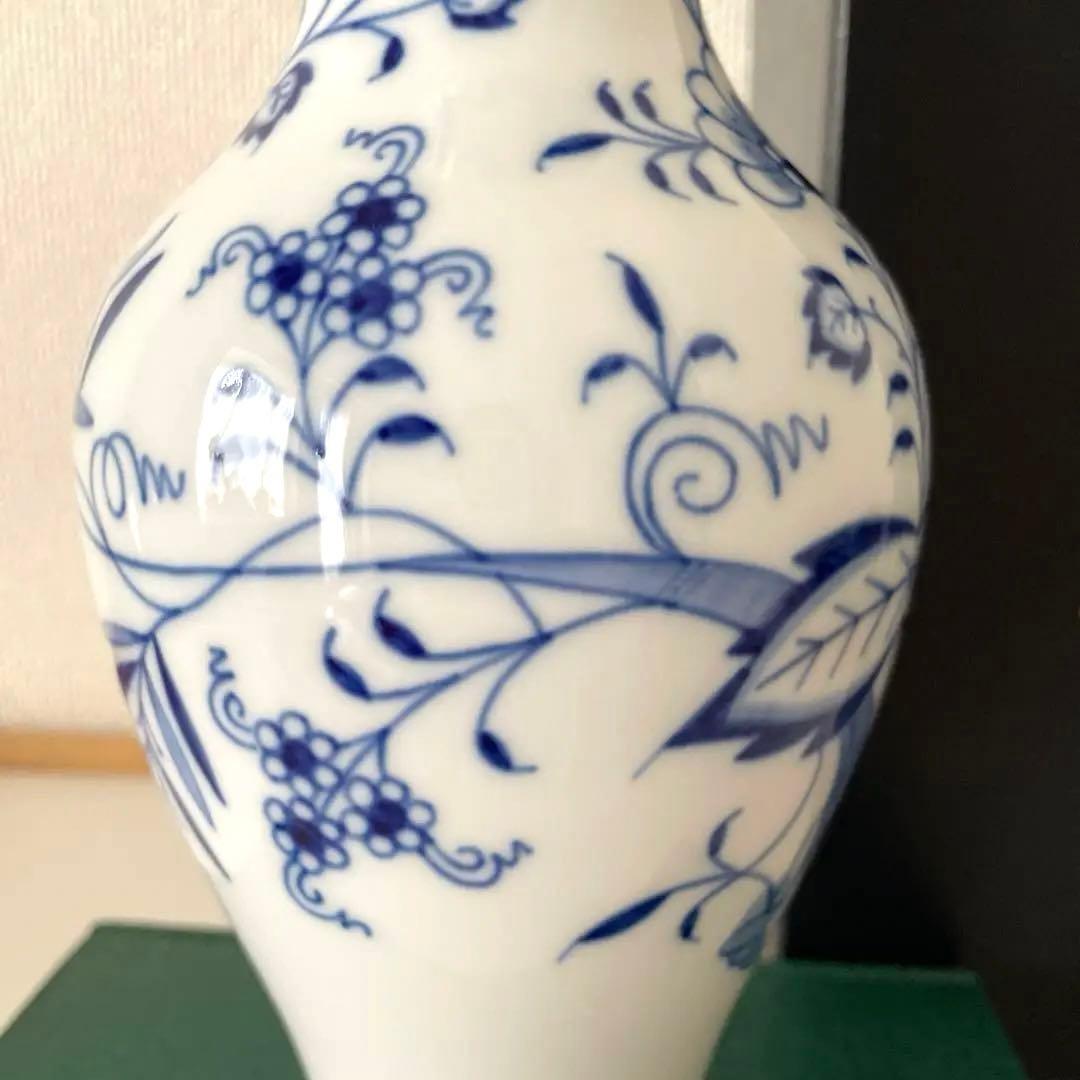 ○綺麗な花瓶○２４cm○箱入り○Meissenマイセン○