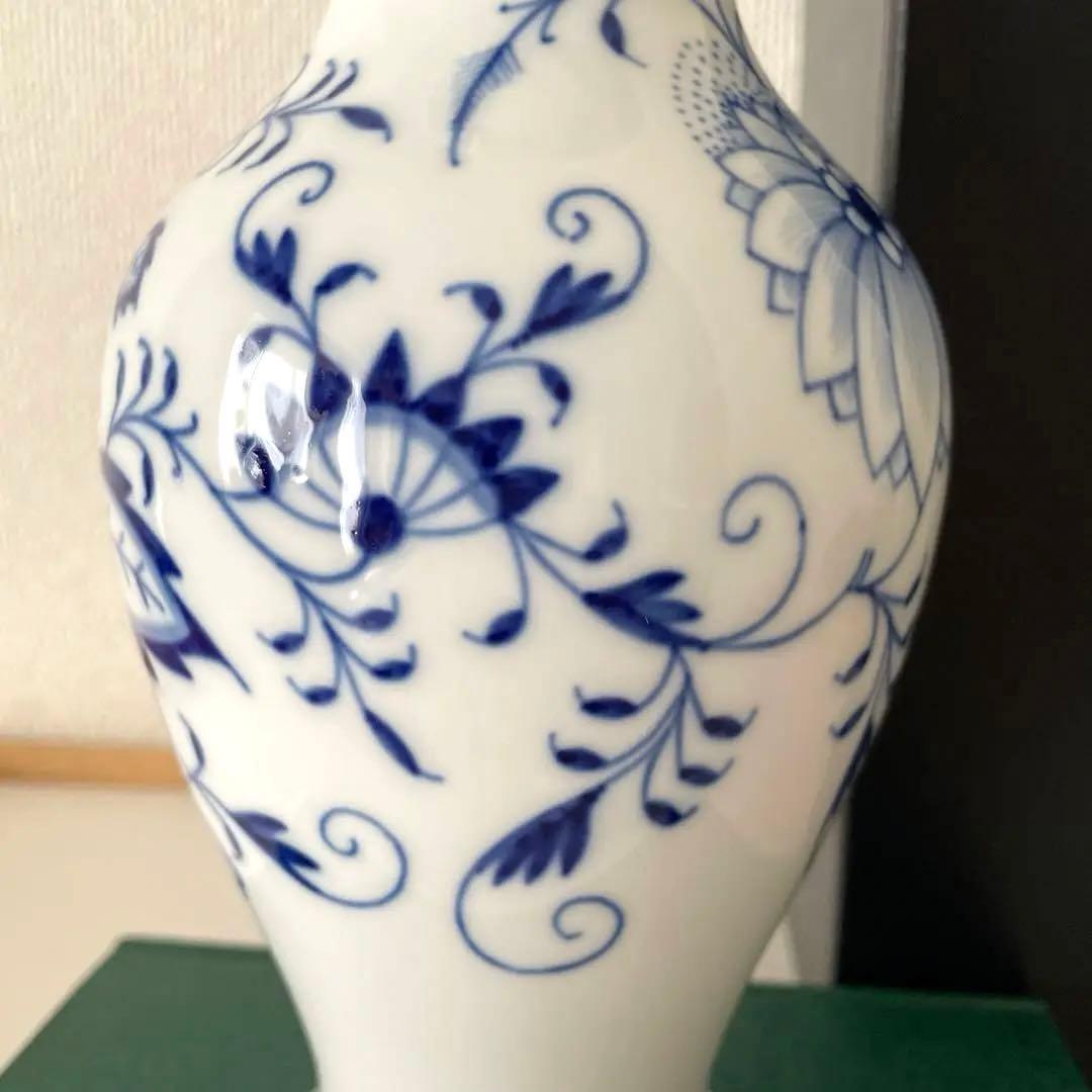 ○綺麗な花瓶○２４cm○箱入り○Meissenマイセン○