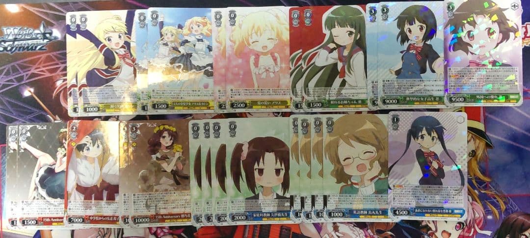 ヴァイスシュヴァルツ　きんいろモザイク　カードセット