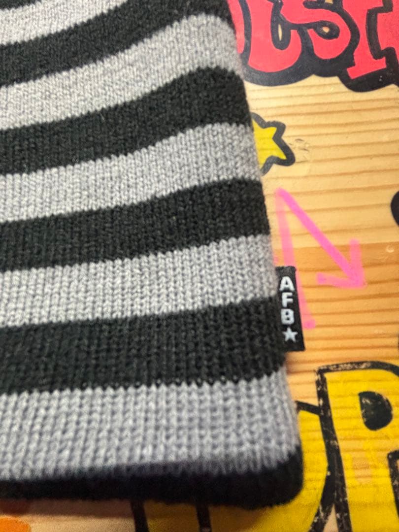 afbビーニー　ボーダービーニー