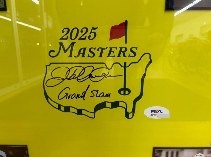 ローリー・マキロイ グランドスライム達成マスターズ優勝 直筆サイン 鑑定書付