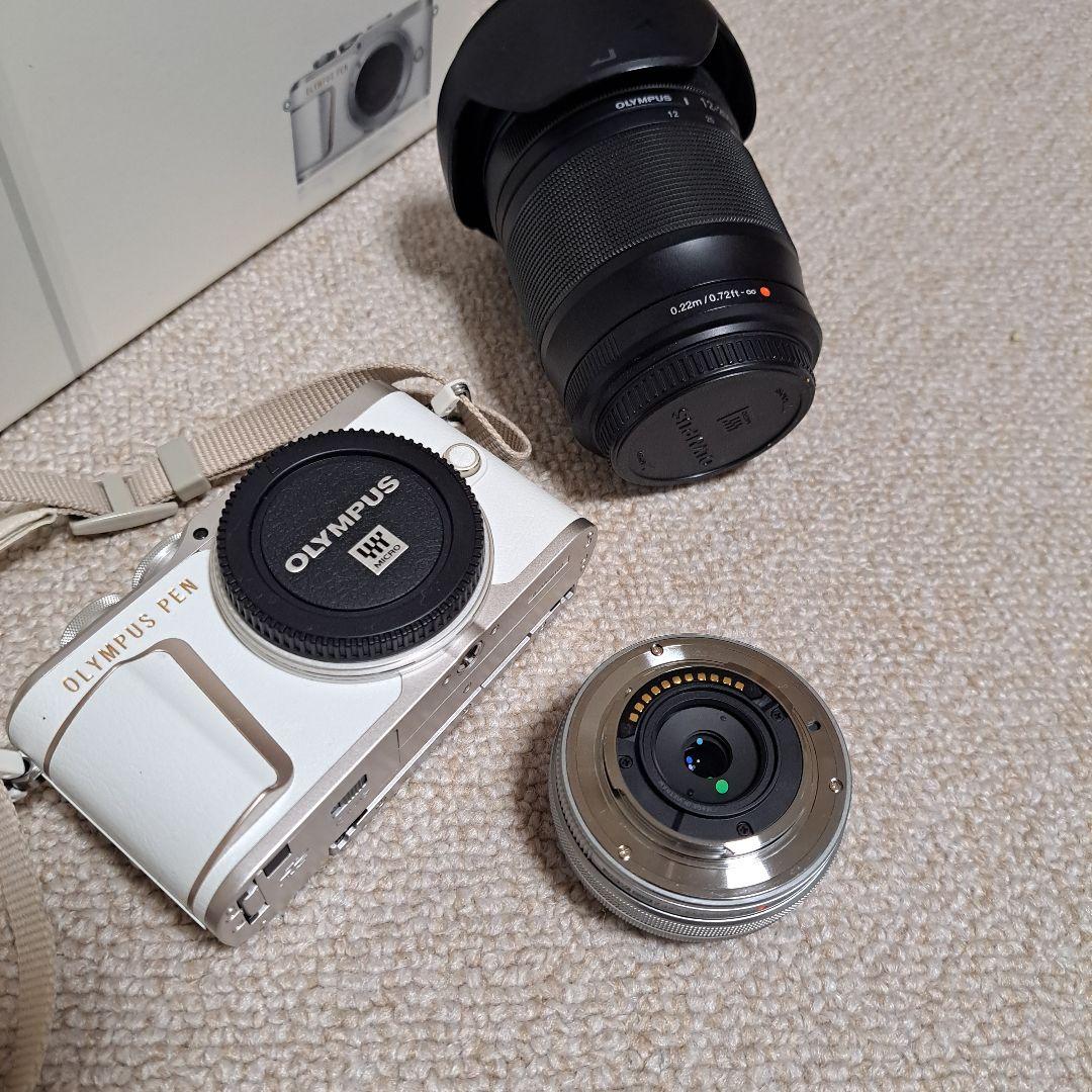 OLYMPUS PEN E-PL10 ダブルレンズズーム＋‪α 即使用可