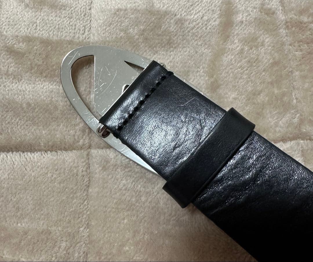 DIESEL カウレザーベルト 本革ベルト 70/28